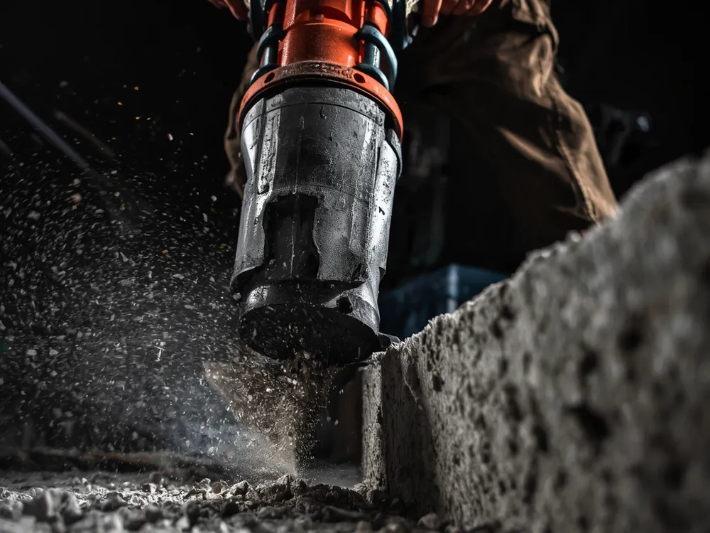 Jack hammer owned and operated by Mashriq Engineering Construction Company, Afghanistan