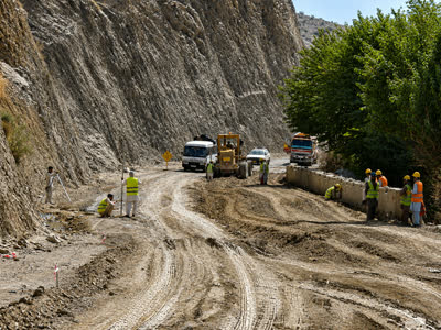 GK P-IV 25KM Completion, Paktiya province, 2014