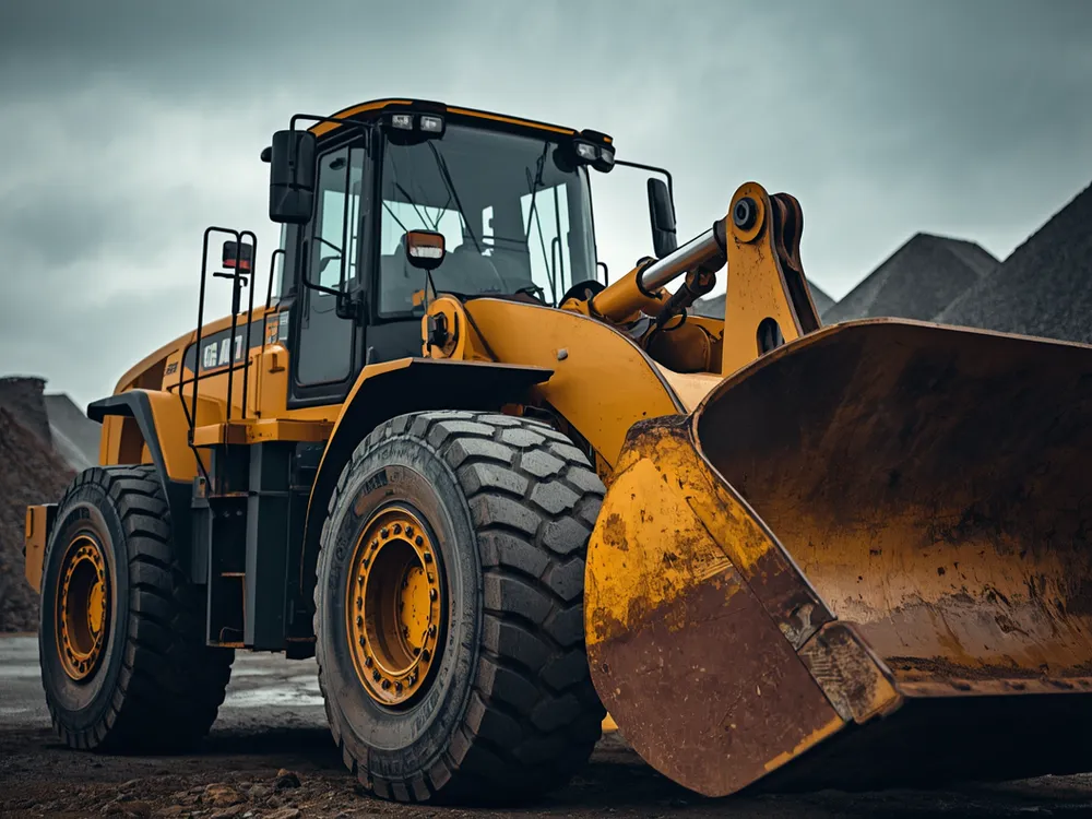 Loader owned and operated by Mashriq Engineering Construction Company, Afghanistan